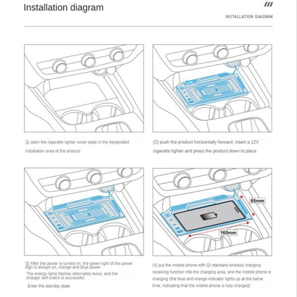 Honda wireless charger pad