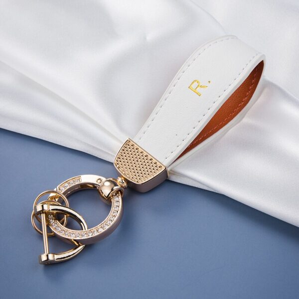 Luxury Leather Key Keychain