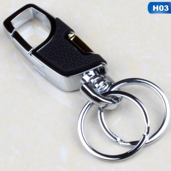 Double Switch Keychain Metal